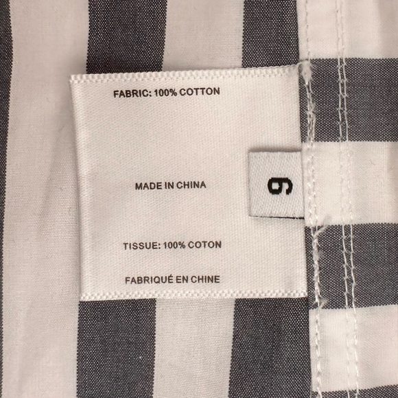 Proenza Schouler White Label Stripe Poplin Tied Shirt Dress - Picture 9 of 11